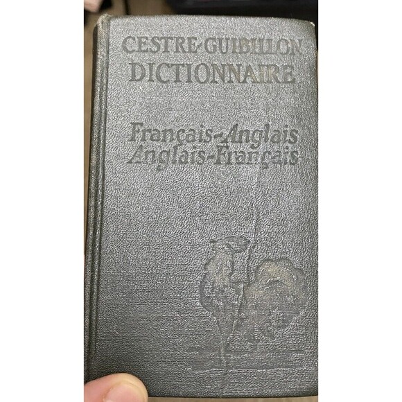 Cestre’Guibillon Dictionnarie French To English Hardcover Book - Picture 1 of 10
